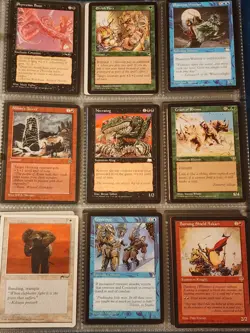 Vintage Magic The Gathering Collection Card Lot MTG 1993-1998 Pre-Rarity Symbol - Image 1
