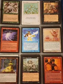 Vintage Magic The Gathering Collection Card Lot MTG 1993-1998 Pre-Rarity Symbol - Image 3