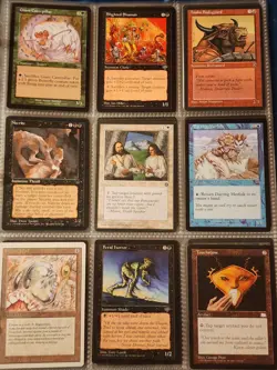 Vintage Magic The Gathering Collection Card Lot MTG 1993-1998 Pre-Rarity Symbol - Image 4