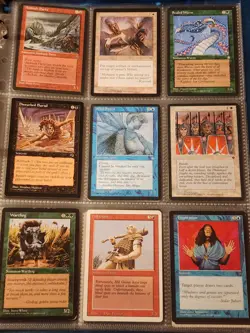 Vintage Magic The Gathering Collection Card Lot MTG 1993-1998 Pre-Rarity Symbol - Image 3