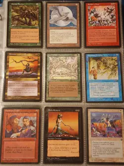 Vintage Magic The Gathering Collection Card Lot MTG 1993-1998 Pre-Rarity Symbol - Image 1
