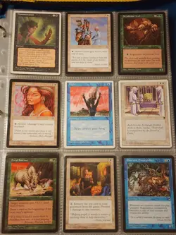 Vintage Magic The Gathering Collection Card Lot MTG 1993-1998 Pre-Rarity Symbol - Image 3