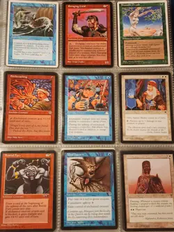 Vintage Magic The Gathering Collection Card Lot MTG 1993-1998 Pre-Rarity Symbol - Image 5