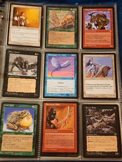 Vintage Magic The Gathering Collection Card Lot MTG 1993-1998 Pre-Rarity Symbol - Image 1