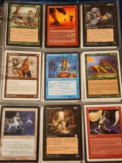 Vintage Magic The Gathering Collection Card Lot MTG 1993-1998 Pre-Rarity Symbol - Image 4