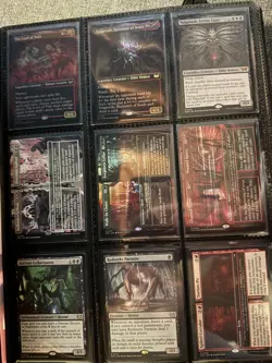 Magic the Gathering cards lot binder collection Valgavoth, Displacer Kitten - Image 1