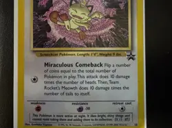 Pokemon TCG Team Rocket's Meowth WotC Promo Regular 18/53 EN 40 HP - Image 3