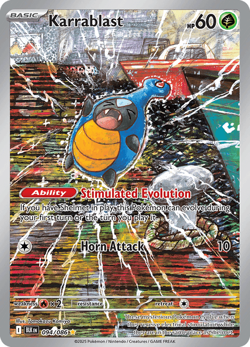 Pokemon TCG - Karrablast - 094/086 - Black Bolt - Illustration Rare - NM - Image 1