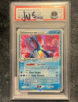 Pokemon TCG Salamence ex Holo Delta Species 98/101 EX Dragon Frontiers PSA 6 - Image 1
