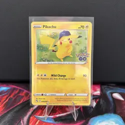 Pokemon TCG Pikachu Pokemon GO 028/078 Holo Holo Rare - Image 1