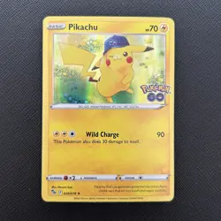 Pokemon TCG Pikachu Pokemon GO 028/078 Holo Holo Rare - Image 2