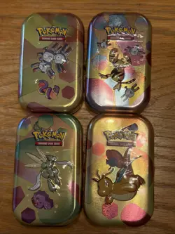 4x Pokemon TCG Scarlet & Violet 151 Mini Tins Brand New & sealed - Image 1