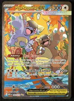 Mega Kangaskhan EX 182/132 Mega Evolution Special Illustration Rare Pokemon TCG - Image 3