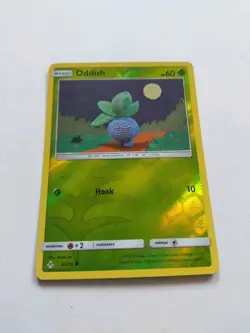 Oddish Reverse Holo 6/214 Unbroken Bonds Pokemon Card Asako Ito NM English TCG - Image 2