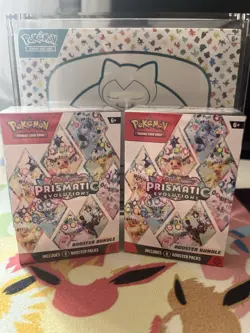 Pokemon TCG Scarlet & Violet Prismatic Evolutions Booster Bundle Sealed, X2 - Image 1