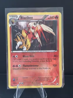 Blaziken 17/108 - Dark Explorers Rare - REVERSE HOLO - Pokemon TCG RARE FIND - Image 1