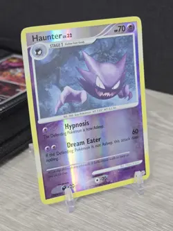 Pokemon Card TCG Haunter 50/130 Reverse Holo Diamond and Pearl 2007 Rare Vintage - Image 1
