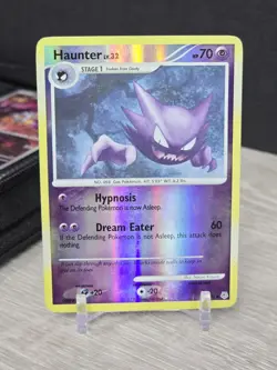 Pokemon Card TCG Haunter 50/130 Reverse Holo Diamond and Pearl 2007 Rare Vintage - Image 3