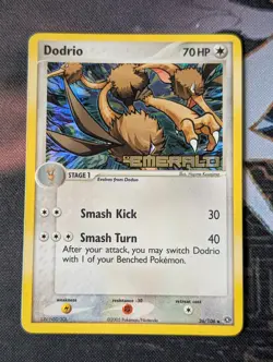 Pokemon TCG Dodrio 26/106 Reverse Holo EX Emerald 2005 English - Image 3