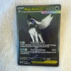 Mega Absol EX 180/132 Evolutions Secret Rare Full Art Holo Pokemon TCG - Image 1