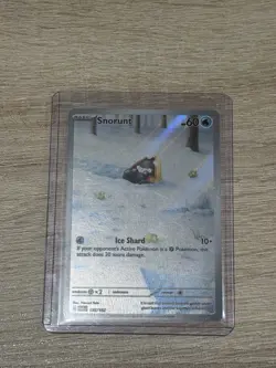 Pokemon TCG Snorunt 188/182 Illustration Rare Sv04: Paradox Rift Holo Card - Image 2