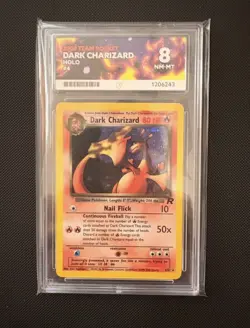 Pokemon TCG 2000 Team Rocket 4/82 Dark Charizard Holo ACE 8 - Image 1