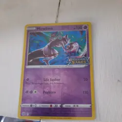 Pokemon Mewtwo TCG 056/172 Brilliant Stars Stamped Promo Card - Image 1