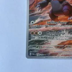 Pokemon 2023 TCG Groudon Holo Card 199/182 Paradox Rift Illustration Rare - Image 4