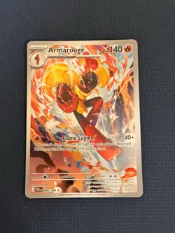 Pokemon TCG Armarouge 086/084 Illustration Rare Pitch Black Pack Fresh Mint - Image 1