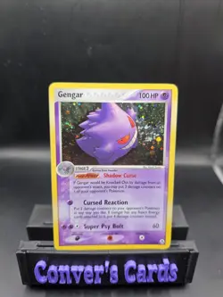 Pokemon Gengar TCG Card 5/92 EX Legend Maker Holo Rare - Image 1