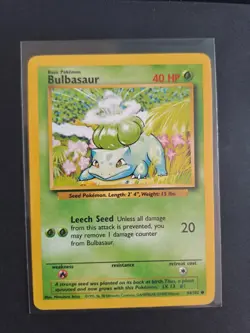 Pokemon TCG Base Set 6-Card Lot, Bulbasaur, Charmander, Squirtle + Stage 1s - Image 2