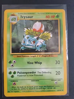 Pokemon TCG Base Set 6-Card Lot, Bulbasaur, Charmander, Squirtle + Stage 1s - Image 5