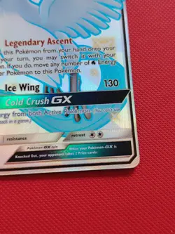 Pokemon TCG Hidden Fates Articuno GX Full Art Holo Card SV54/SV94 NM Condition - Image 5