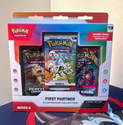 Pokemon TCG First Partner Illustration Collection Series 2 Box Promo Booster New - Image 1
