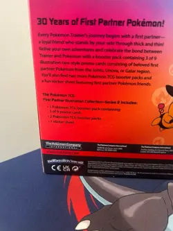 Pokemon TCG First Partner Illustration Collection Series 2 Box Promo Booster New - Image 2