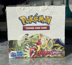 Pokemon TCG Scarlet and Violet Base Set Booster Boxes 36 Pack English Sealed - Image 1