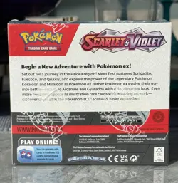 Pokemon TCG Scarlet and Violet Base Set Booster Boxes 36 Pack English Sealed - Image 2