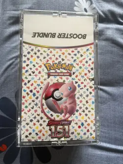 Pokemon 151 Scarlet and Violet Booster Bundle Sealed Case Display With Acrylic - Image 1