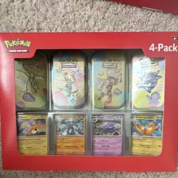 Pokemon Scarlet & Violet—151 Mini Tin 4-Pack Box with Promo LOT of 2 -Sam’s Club - Image 3