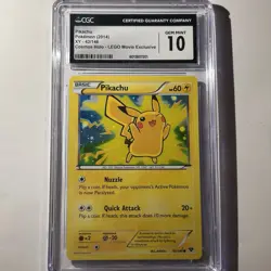 Pokemon XY Lego Movie Exclusive, Pikachu #42 Cosmos Holo - Image 1