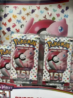 POKEMON 151 Binder Collection Set Boxed With Cards Sealed Scarlett And Violet - Image 2