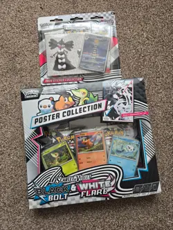 Pokemon TCG Scarlet & Violet: Black Bolt & White Flare Poster Collection & Tech - Image 1