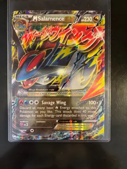 Pokemon M Lucario EX Holo Card 55a/111 Mega Powers Collection 2017 - Image 2