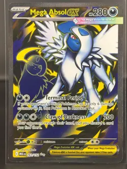 Mega Absol ex - 161/132 - Mega Evolution - Full Art - LP - Pokemon TCG - 94 - Image 1