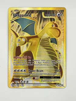 Pokemon TCG Dragonite EX Full Art Ultra Rare Holo Card Evolutions 106/108 XY - Image 1