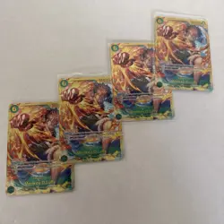 4x Monkey D. Luffy OP13-118 SEC Secret Rare English One Piece TCG - Image 3