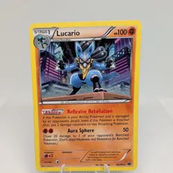 Pokemon TCG Lucario 64/99 Holo Rare Next Destinies B&W NM - Image 1