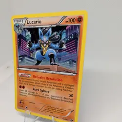 Pokemon TCG Lucario 64/99 Holo Rare Next Destinies B&W NM - Image 3