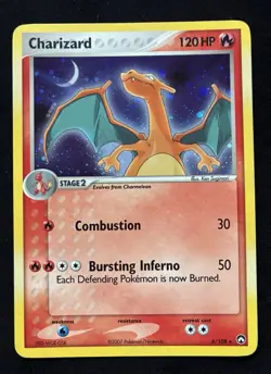 Pokemon TCG Charizard EX Power Keepers Holo Card 6/108 Rare - Image 1