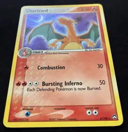 Pokemon TCG Charizard EX Power Keepers Holo Card 6/108 Rare - Image 3